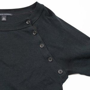 Banana Republic | Black Shirt Black Buttons